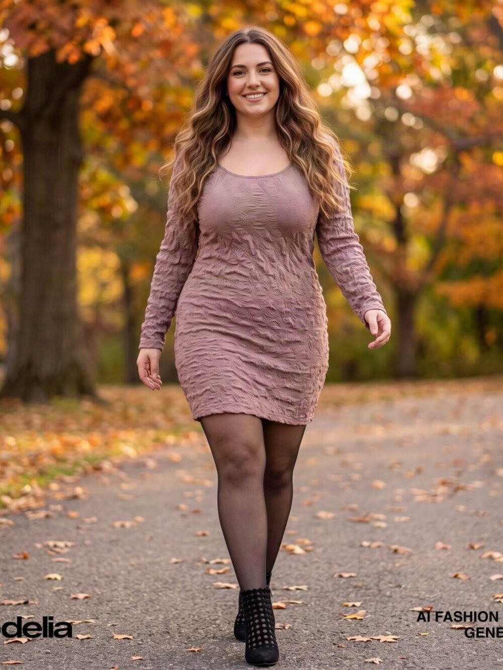 Taupe Mesh Bodycon Dress — H&M